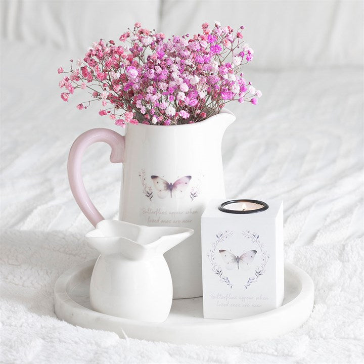 White Butterfly wax and oil Burner