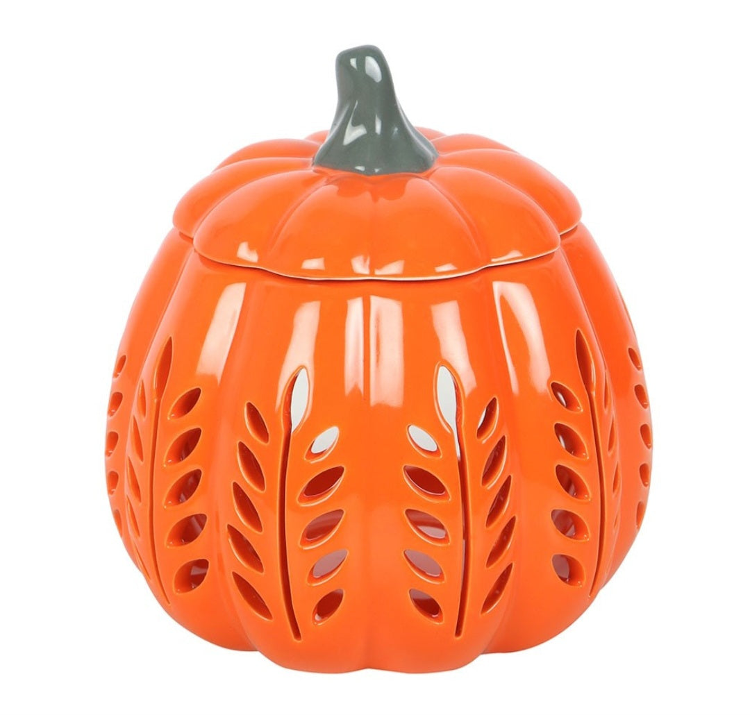 Orange Pumpkin wax melt burner