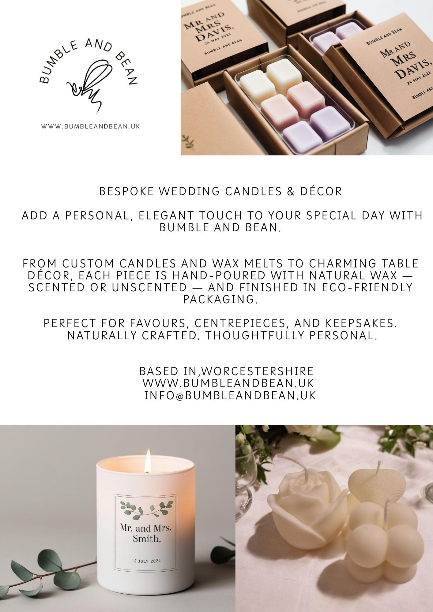 Bespoke Candles and Wax Melts
