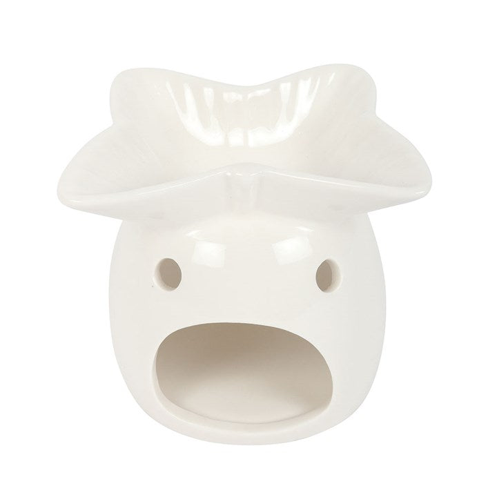 White Butterfly wax and oil Burner