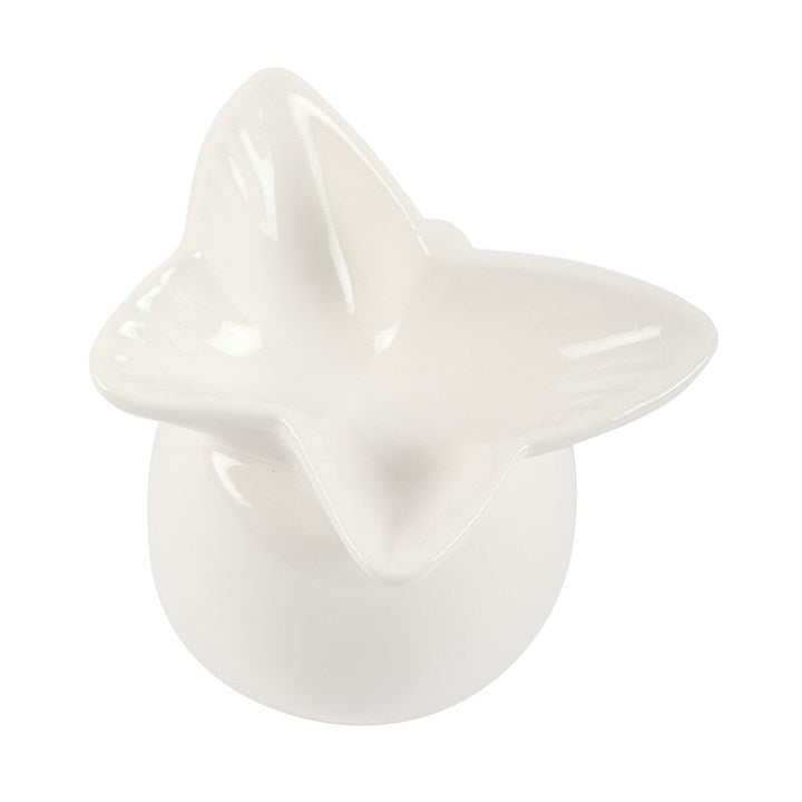 White Butterfly wax and oil Burner